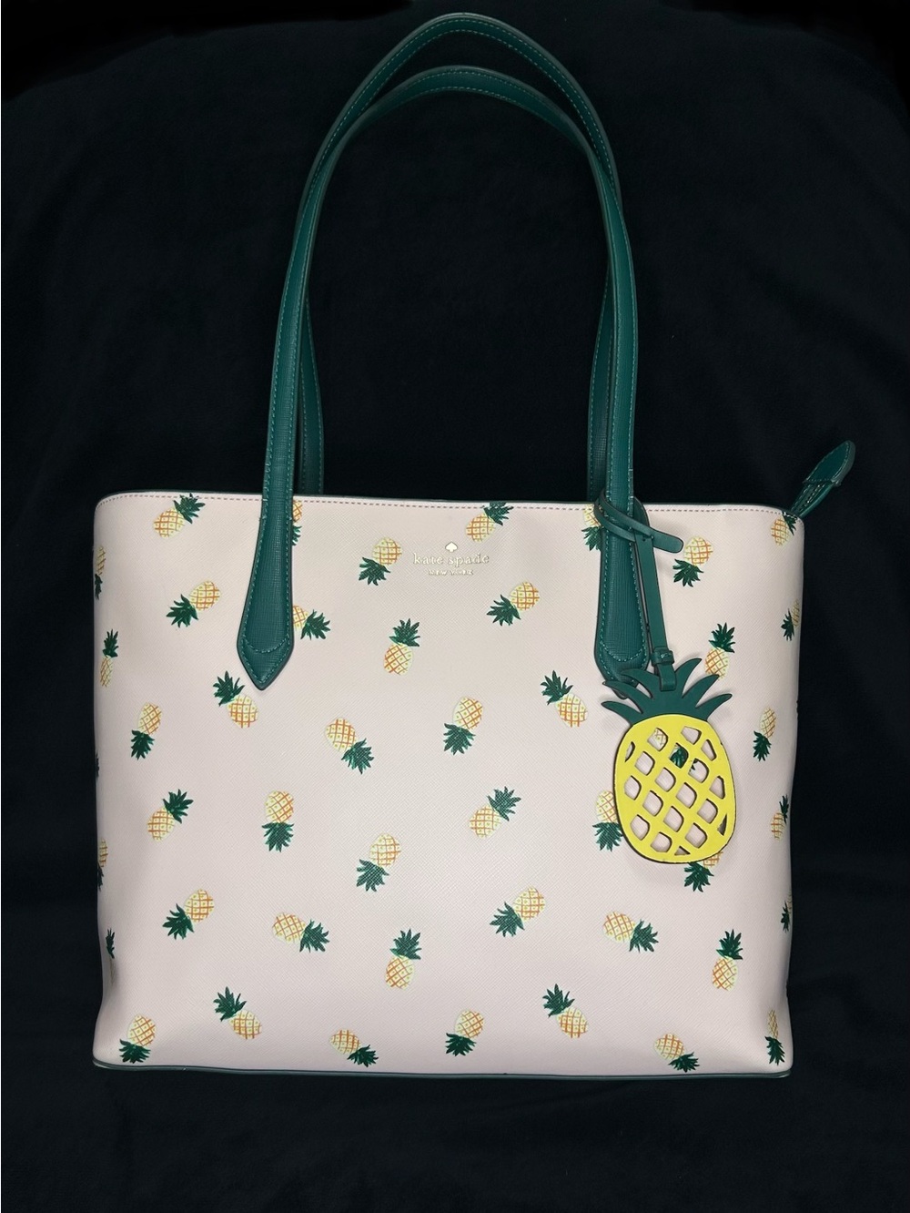 5 piece kate spade Pink Pineapple Print collection - Picture 3 of 6